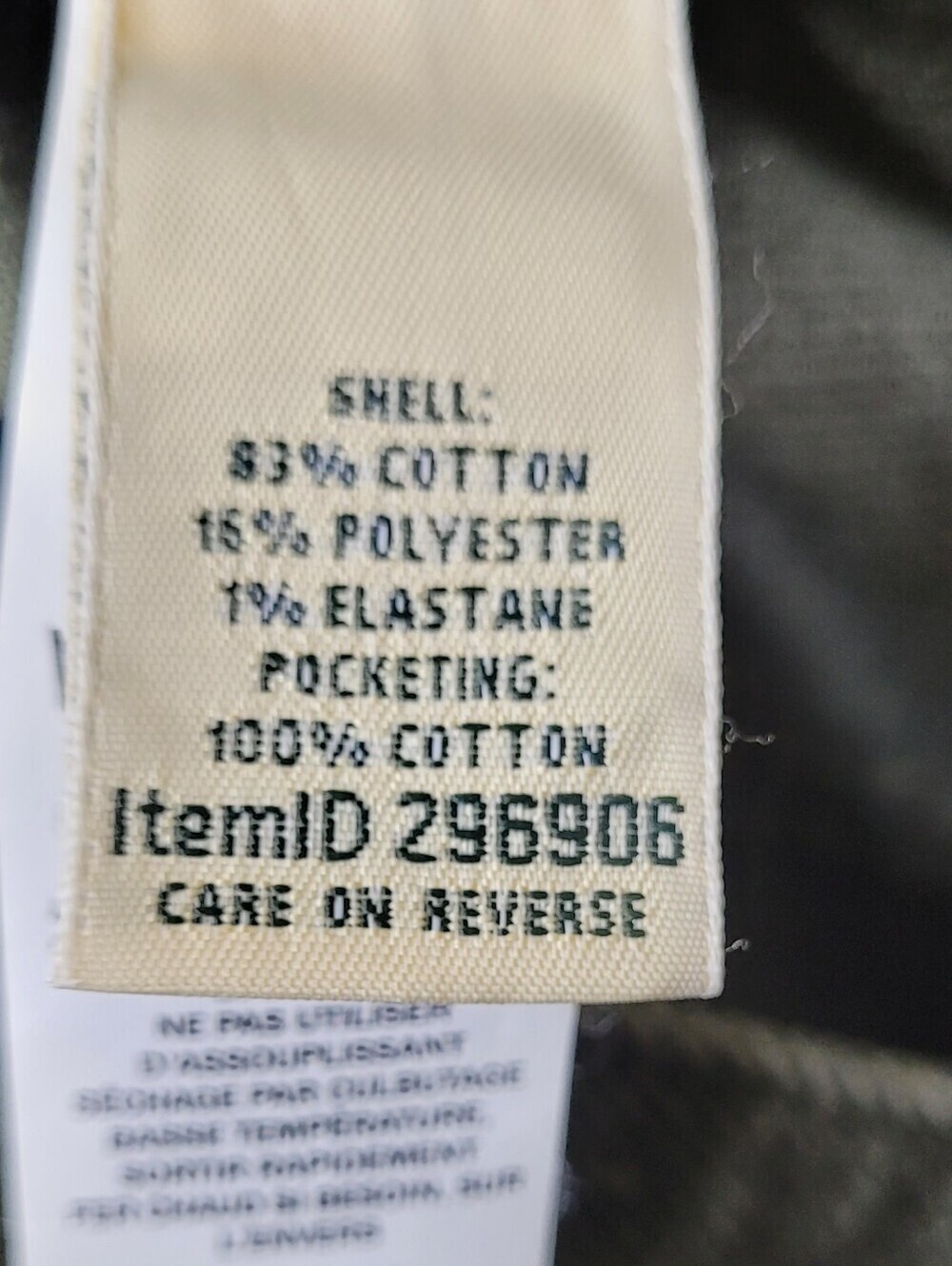 LL Bean Favorite Fit Straight-Leg Corduroy Pants Size 12 - Picture 7 of 8